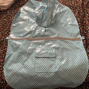XL blue dog raincoat